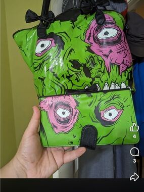 ISO PINK, GREEN OR WEREWOLF PURSE OR WALLET FROM IRON FIST